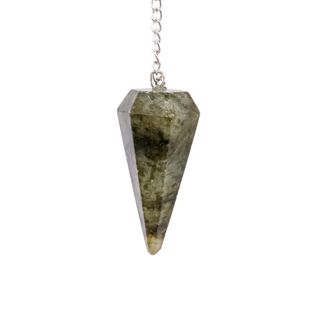Pendule divinatoire facetté en Hématite qualité A