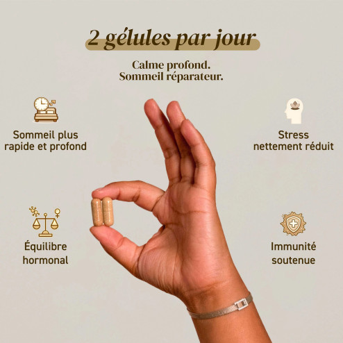 Complément alimentaire à base d'extraits de Reishi bio