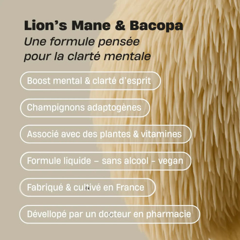 Gouttes Concentration à base de champignons français bio