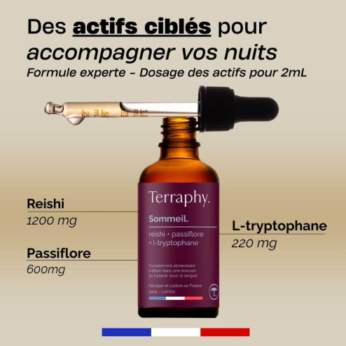 Gouttes Sommeil à base de champignons français bio