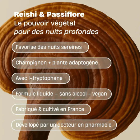 Gouttes Sommeil à base de champignons français bio
