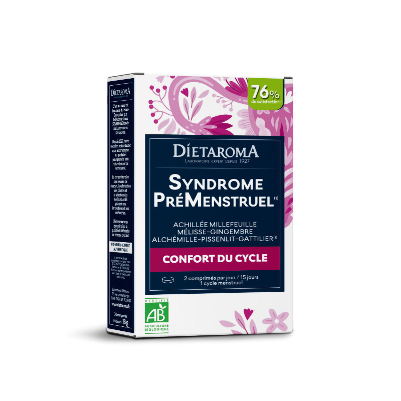 Comprimés Syndrome PréMenstruel - Confort du cycle bio