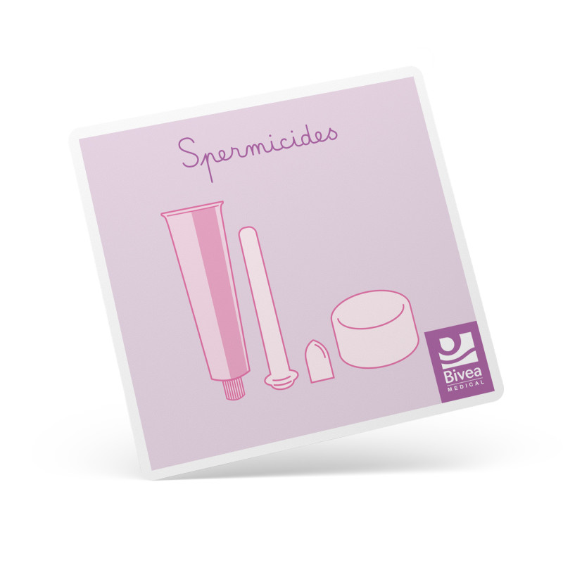 carte pédagogique sur les spermicides