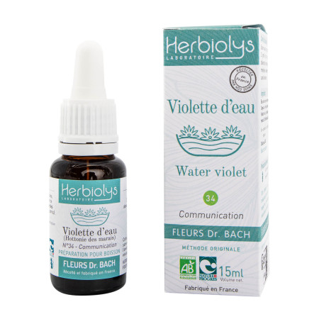 Elixir floral Violette d'eau n°34 bio