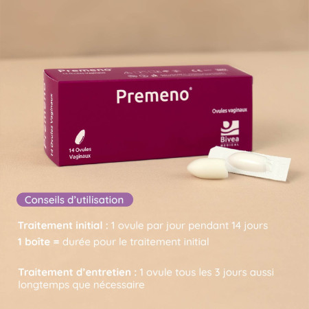 conseils d'utilisation ovules vaginaux Premeno