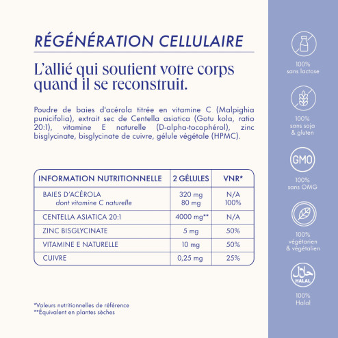 formule Complément alimentaire Régénération cellulaire de house of freia