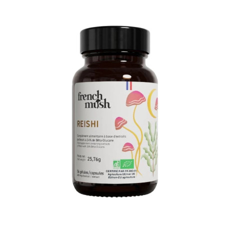 Complément alimentaire à base d'extraits de Reishi bio