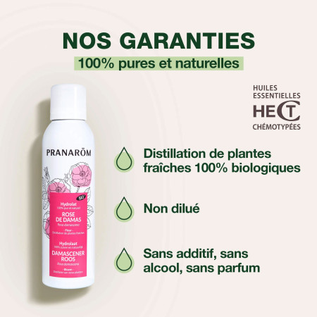 Eau florale Rose de Damas Bio