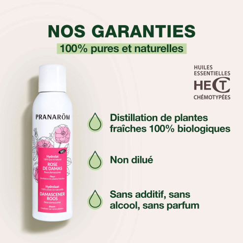 Eau florale Rose de Damas Bio