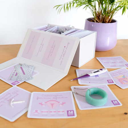 contenant plus de 20 moyens de contraception