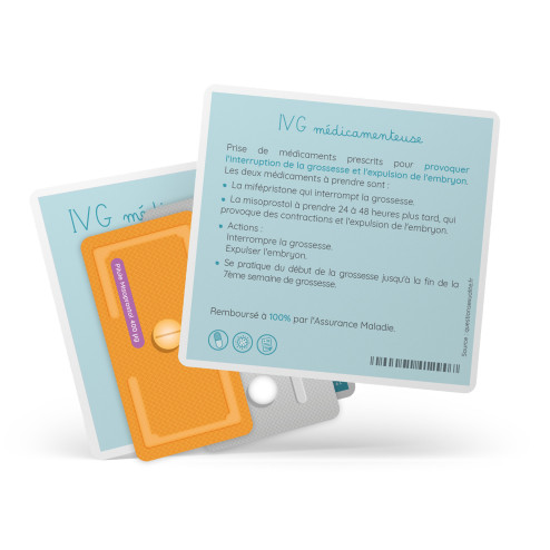 IVG médicamenteuse factice  avec explications