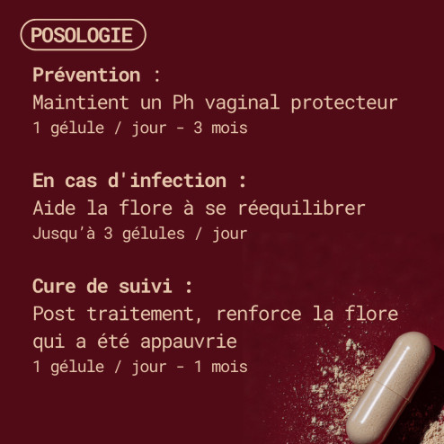 posologie complément équilibre flore intime gapianne
