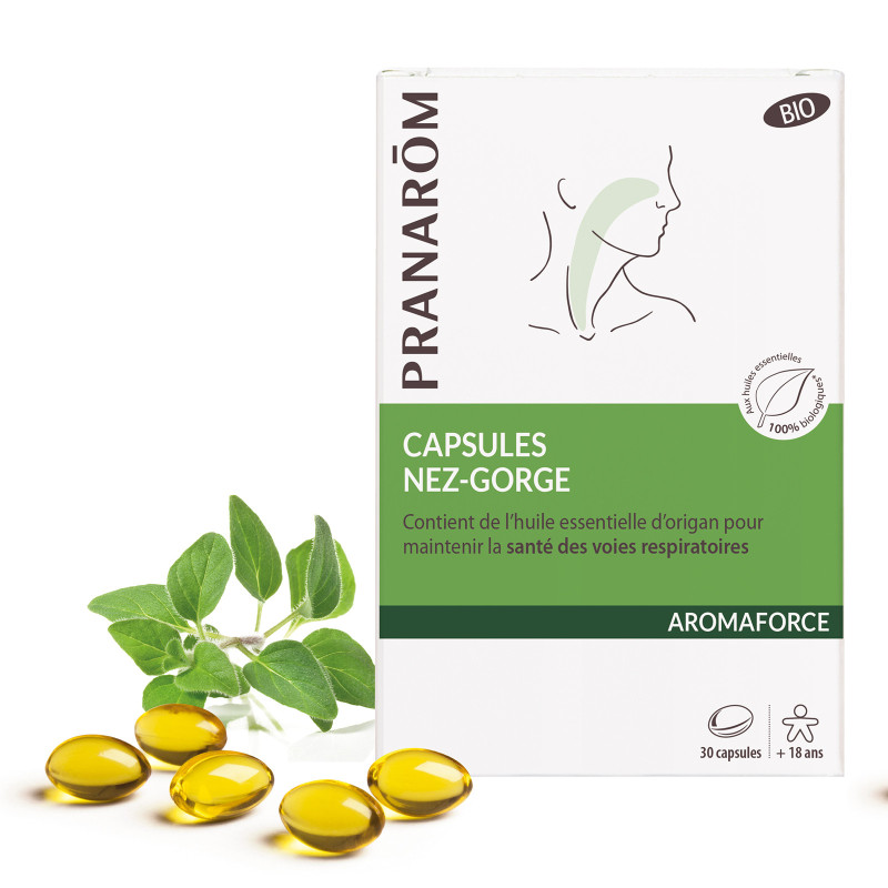 Aromaforce Capsules Nez Gorge bio