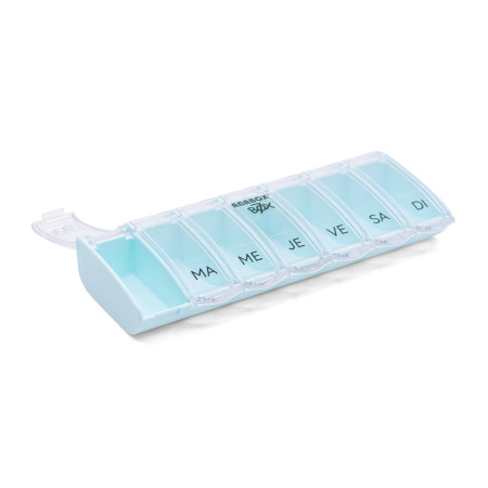 Pilulier 7 cases Box7 Bleu Pastel