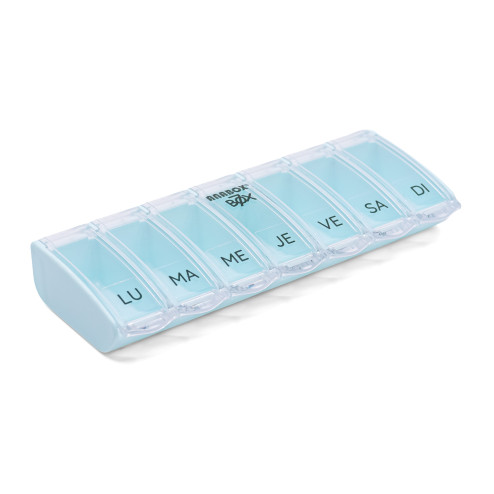 Pilulier 7 cases Box7 Bleu Pastel