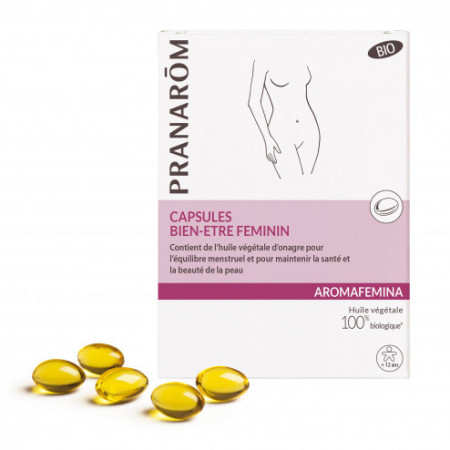 Capsules bien-être feminin Aromafemina