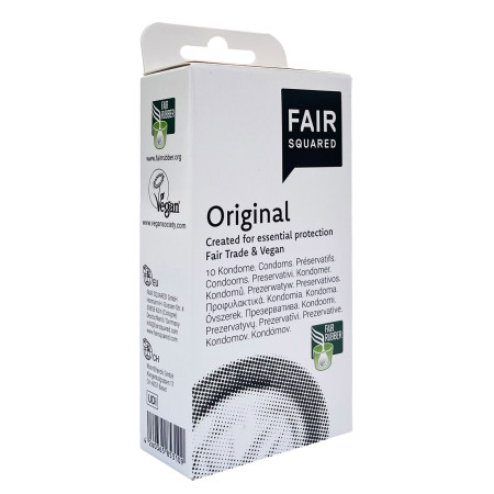 préservatifs standards végans de fair squared boite de 10
