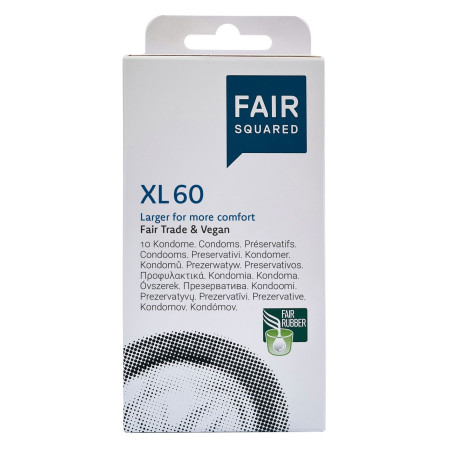 préservatifs XL certifiés fairtrade de fair squared boite de 10