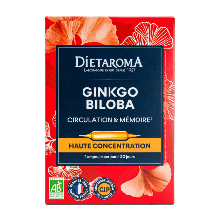 Ampoules CIP Ginkgo Biloba...