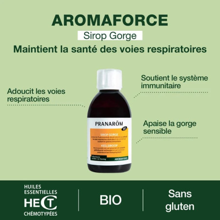 Aromaforce Sirop gorge Bio