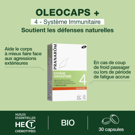 Capsules Oléocaps + 4 Système immunitaire