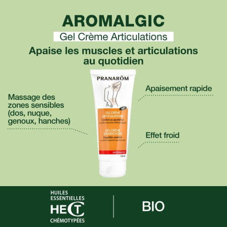 Gel crème Articulations Aromalgic bio
