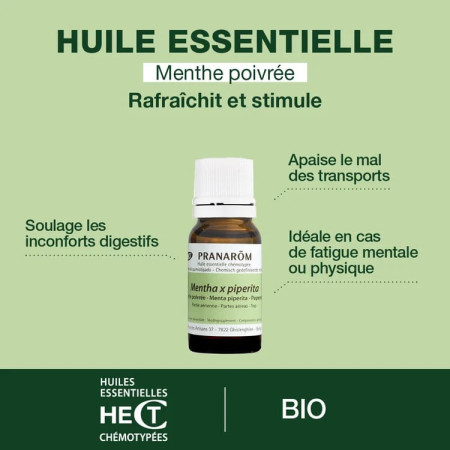 Huile essentielle Menthe...