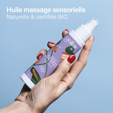 Huile de massage Bio -...