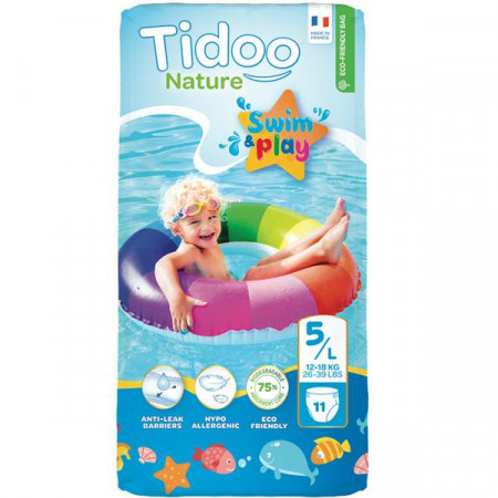 Couches de bains 5 L 12-18 kg Tidoo Nature