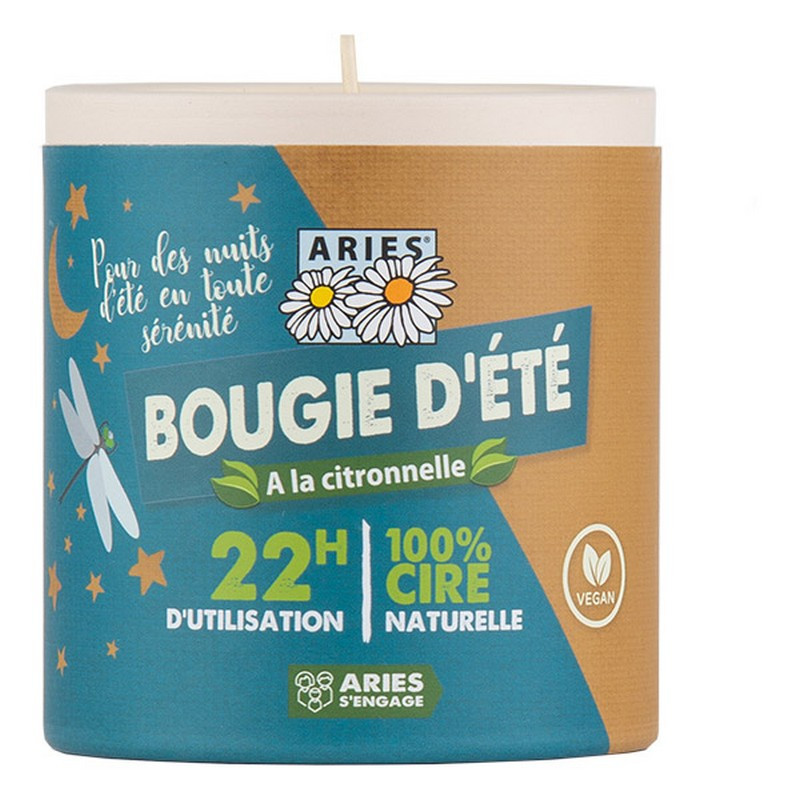 Bougie d'été à la citronnelle