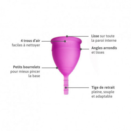 Lunacopine violette taille 2