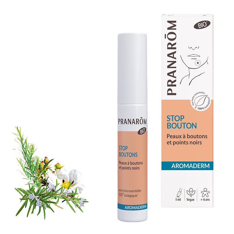 Serum stop bouton applicateur bio Aromaderm