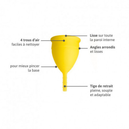 Lunacopine jaune boîte taille 1