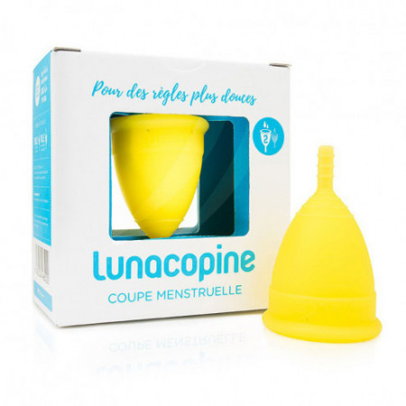 Lunacopine cup menstruelle jaune grande taille