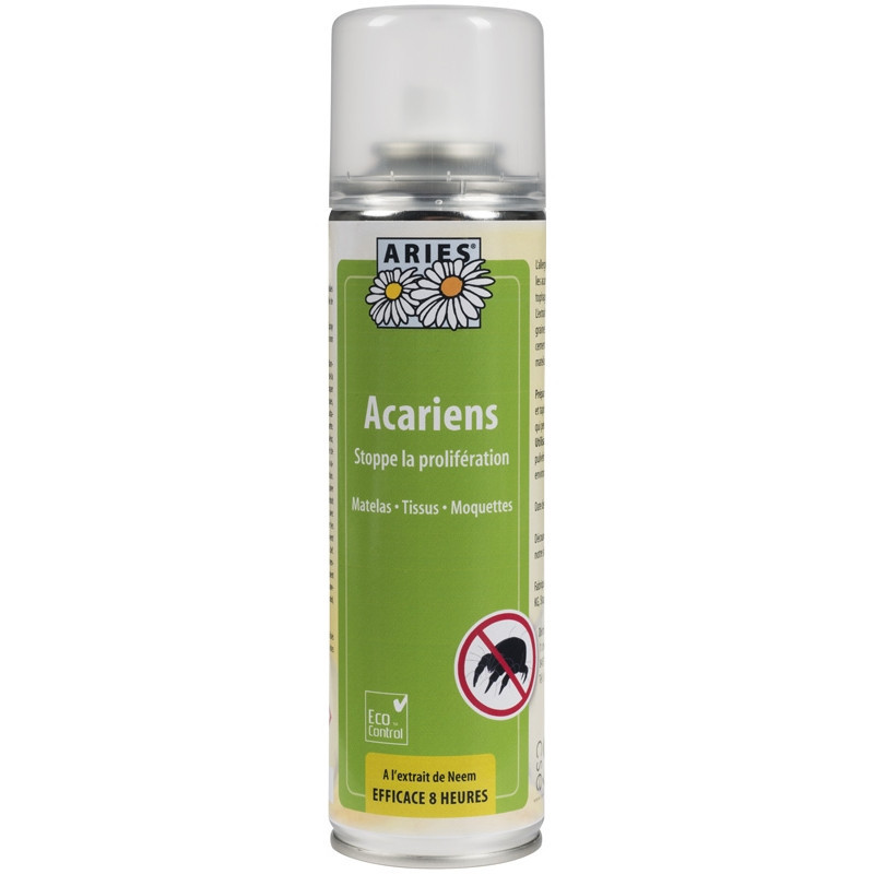 Spray anti-acariens pour matelas et textiles - combat les acariens