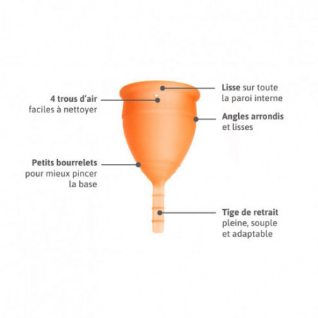 Lunacopine orange boîte taille 1