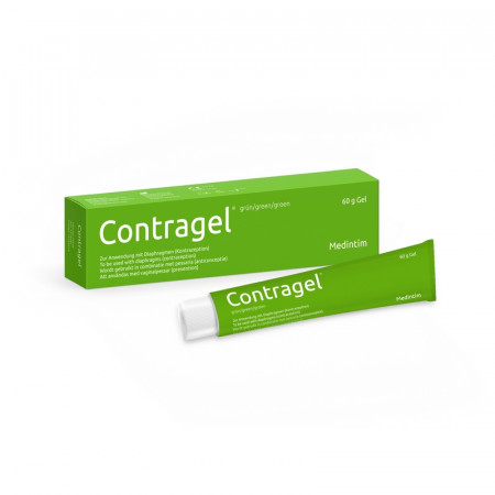 Contragel vert Medintim gel contraceptif pour diaphragme