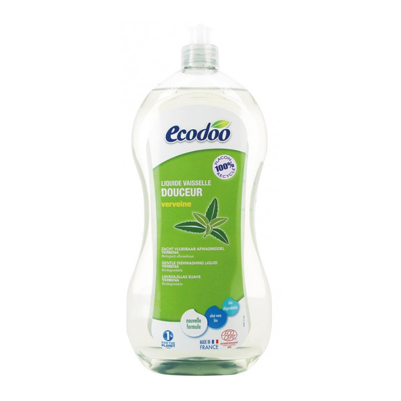 liquide vaisselle douceur bio - ecodoo - aloe vera et verveine