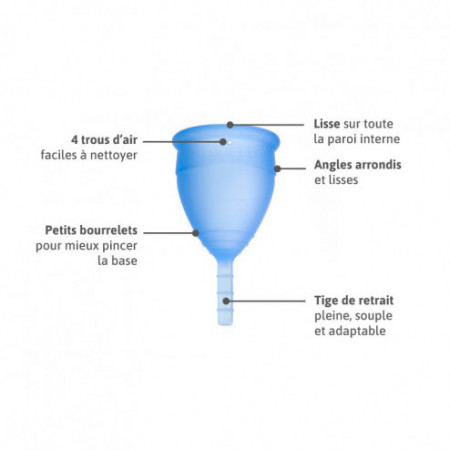 Lunacopine bleue taille 2