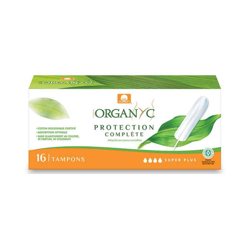 Tampons Super Plus sans applicateur - Organyc