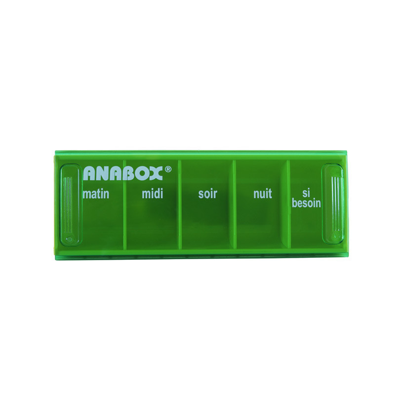 Pilulier Anabox journalier vert anis