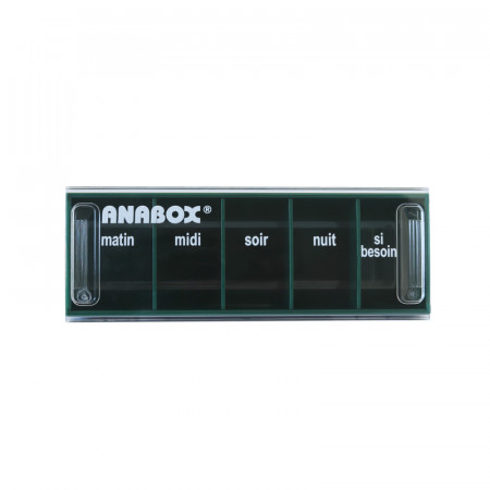 Pilulier Anabox journalier Vert Foncé