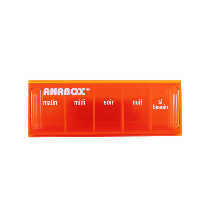 Pilulier Anabox journalier Orange