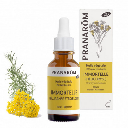 Huile végétale Immortelle BIO en pipette