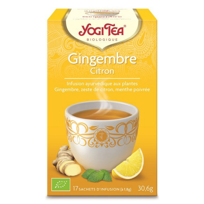 Infusion Gingembre Citron Yogi Tea