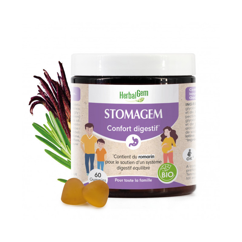 Stomagem Confort digestif HerbalGem 60 Gummies Bivea