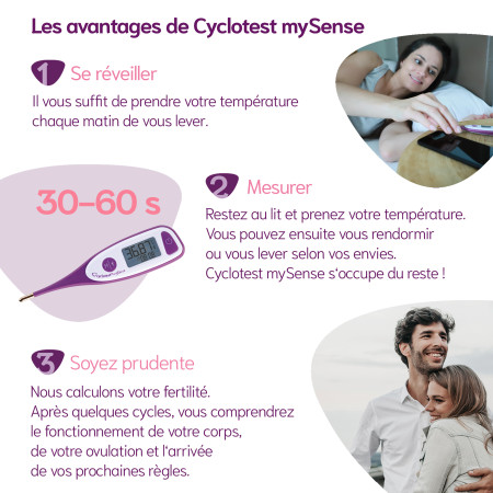 Avantages du cyclotest mySense