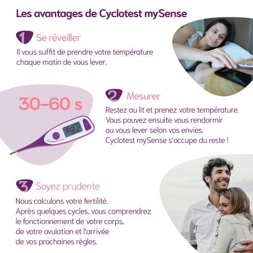 Avantages du cyclotest mySense