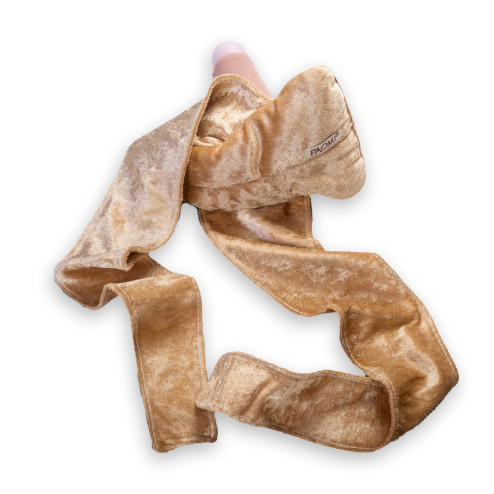 Modèle anatomique de pénis en peluche avec ceinture de dos