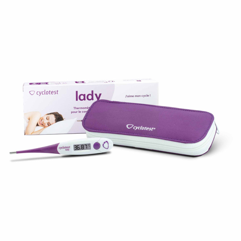 Thermomètre basal Lady pour le calcul de l'ovulation